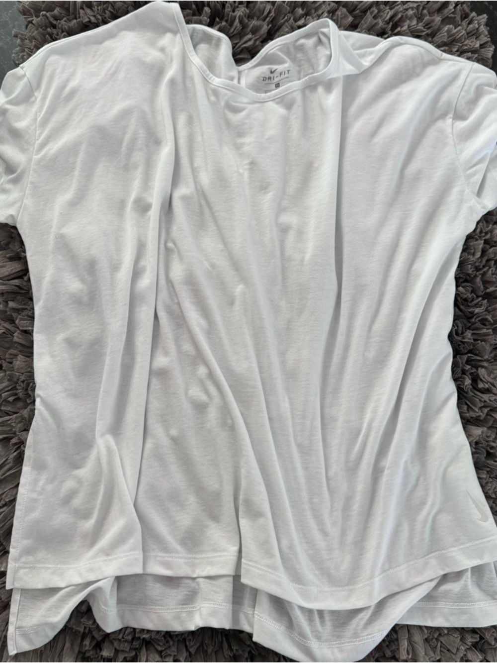 Nike White Dri-FIT Short Sleeve Women's Tee
